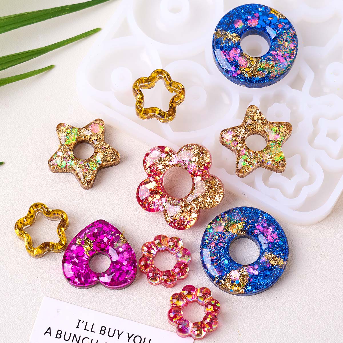 Resin Craft Ideas - Multifuntional Jewelry Silicone Mold DIY Handmade