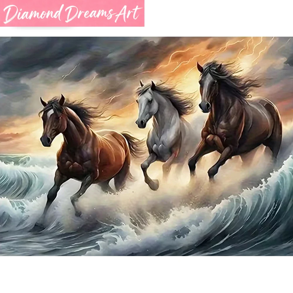 Resin Craft For Beginners - Frameless, 5D DIY Diamond Mosaic Horse