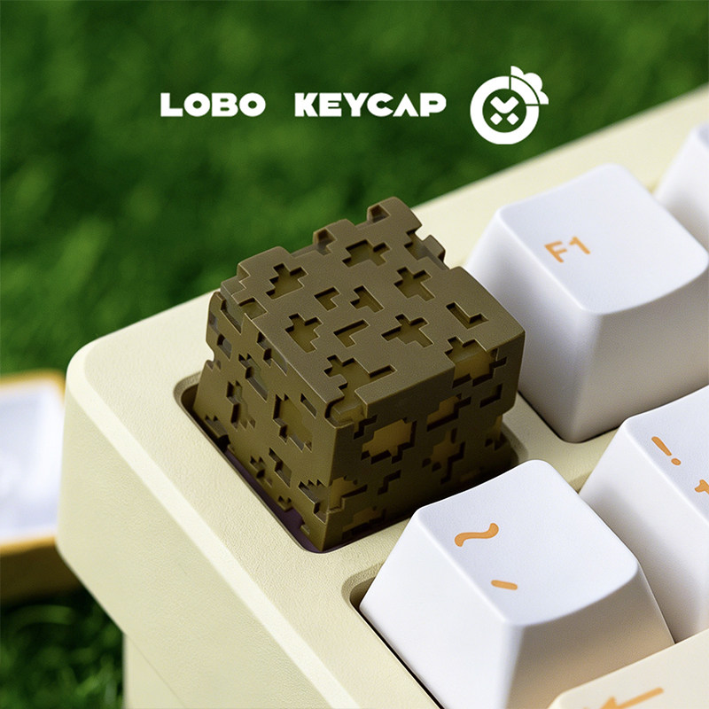 Resin Craft Minecraft - Cartoon Square Minecraft Series Creative Keyboard
