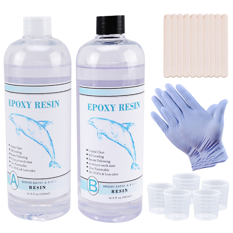 Resin Jewelry Kit - 1:1 Clear Epoxy Resin Crystal Clear