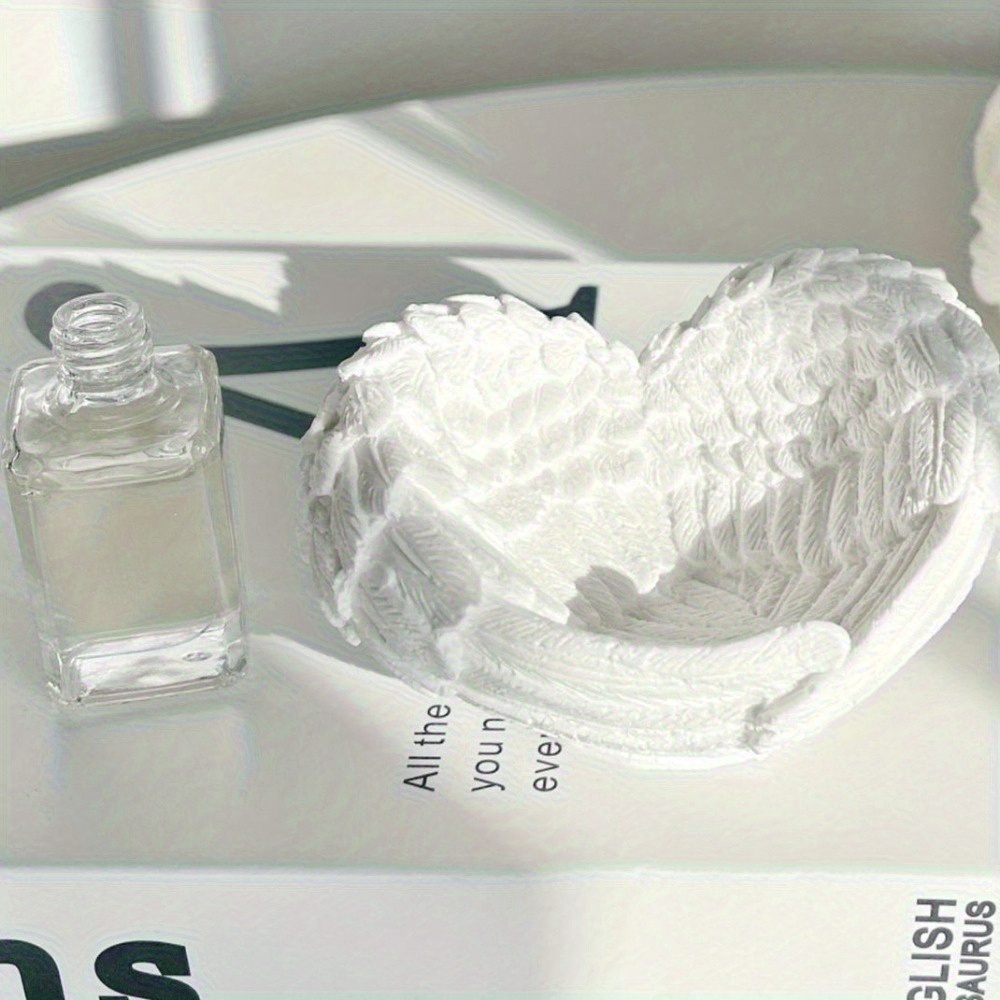 Resin Craft Ideas - 1pc Angel Wing Heart Silicone Mold