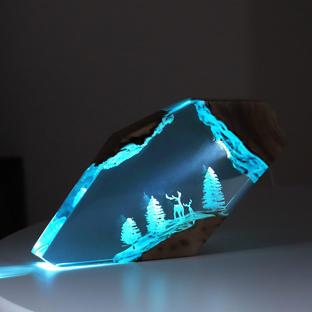 Crafting Resin - Forest Fairy Deer Desktop Art Personalized