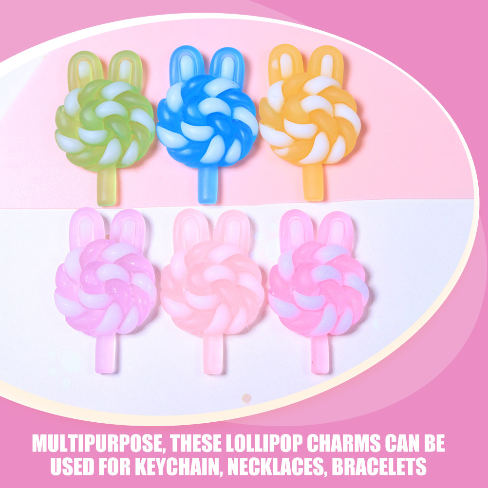 24Pcs Cute Cartoon Lollipop Ch - Crafting Resin 评论和价格