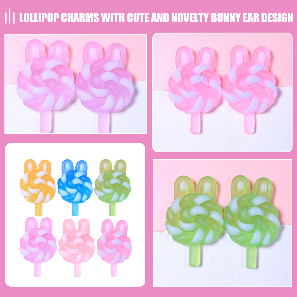 24Pcs Cute Cartoon Lollipop Ch - Crafting Resin 评论和价格