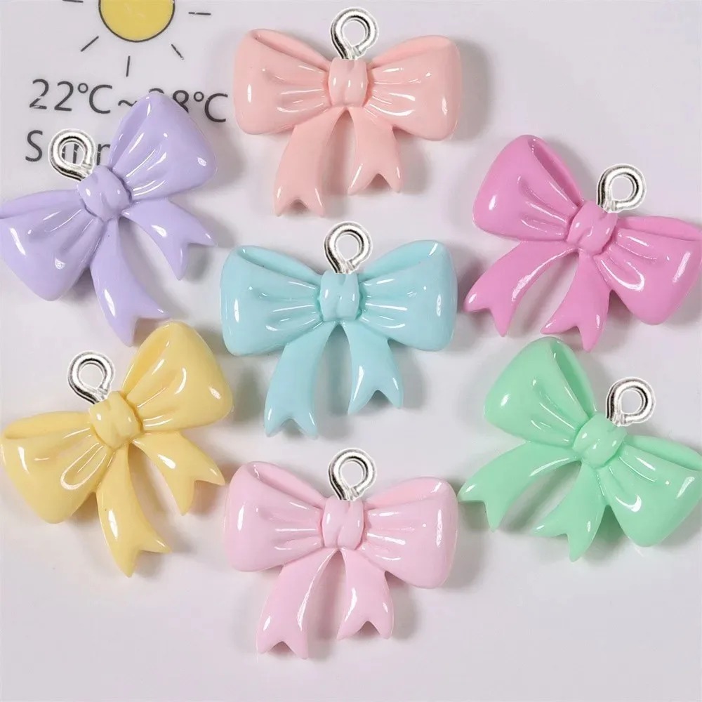 10 Pieces Candy Color Bow Resi - Resin Craft Ideas 评论和价格