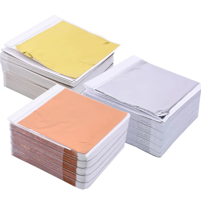 100Pcs Imitation Gold Sliver C - Gold Foil Flakes 评论和价格