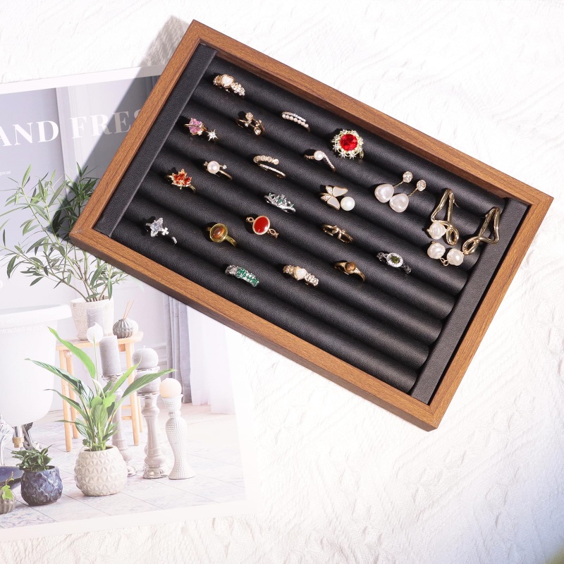 1pc Multiple Styles Jewelry Di - Wood Ring Blank 评论和价格