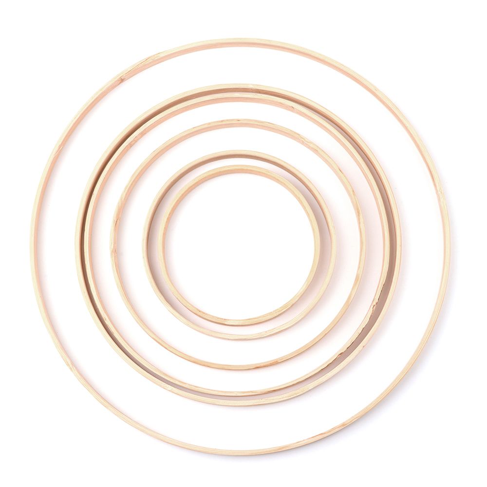 10Pcs 10/12/15/18/20/26cm Ring - Wood Ring Blank 评论和价格