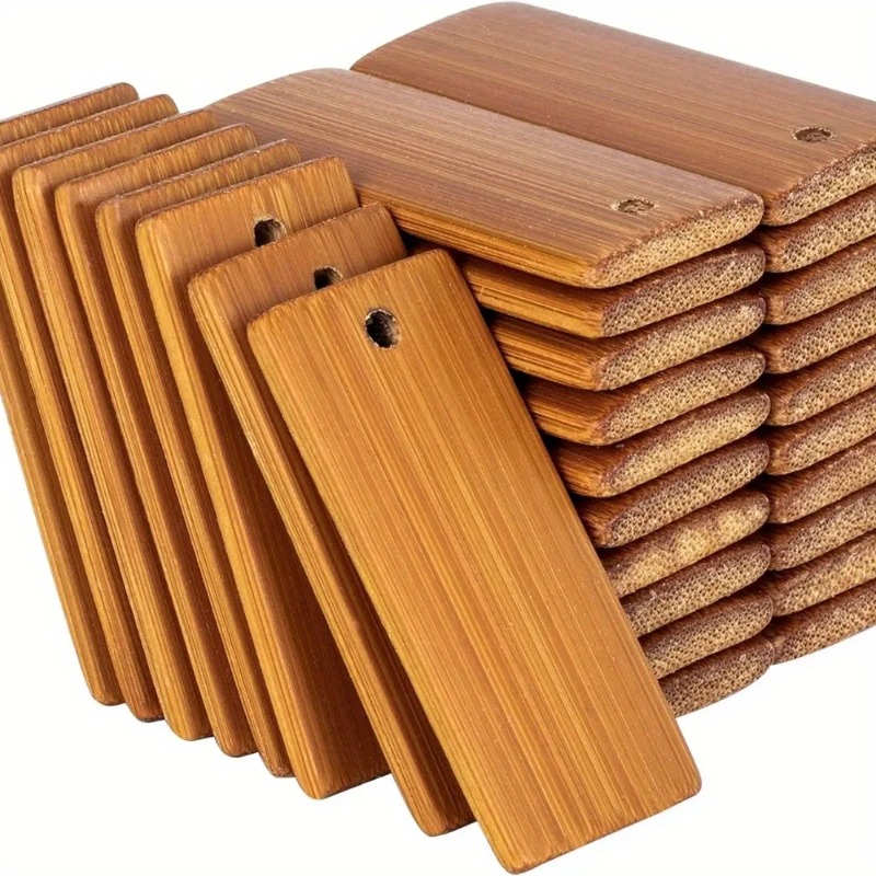 100Pcs Natural Wood Blanks 45x - Wood Ring Blank 评论和价格