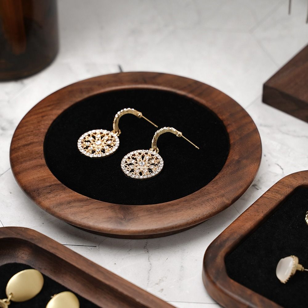 Simple Geometry Wood Rings Tra - Wood Ring Blank 评论和价格