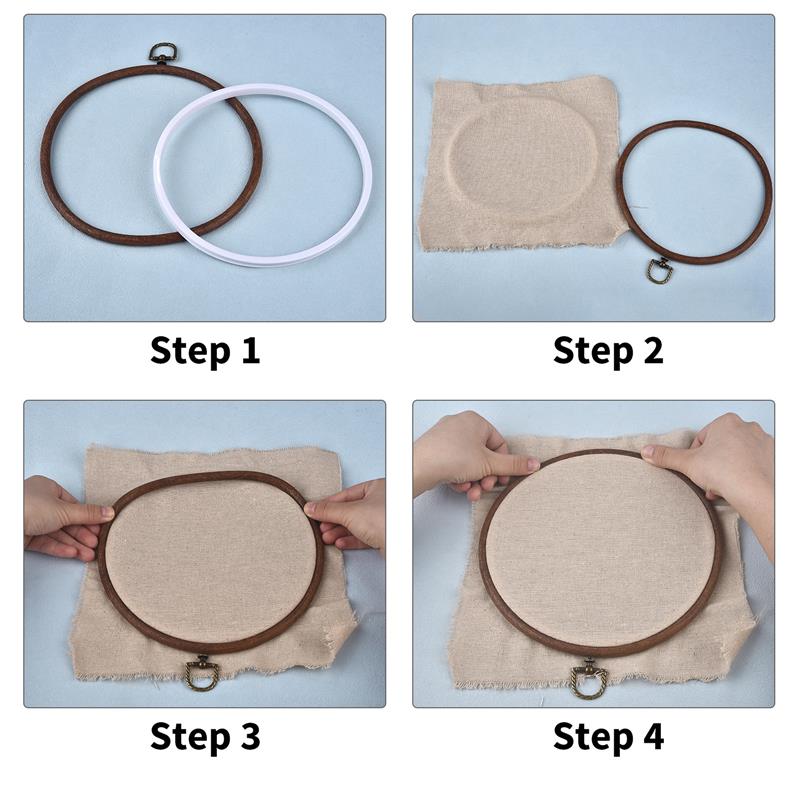 Sewing Tool Round Oval Wooden  - Wood Ring Blank 评论和价格
