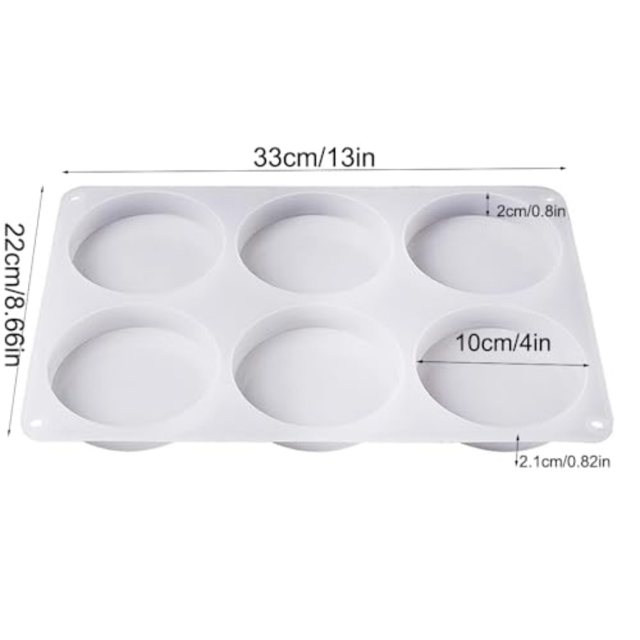 6-Cavity Deep Round Coaster Si - Flower Preservation Resin 评论和价格