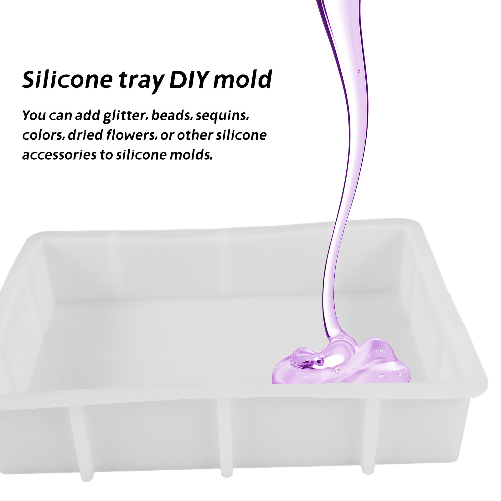 Large Rectangle Resin Silicone - Silicone Mold Tray 评论和价格