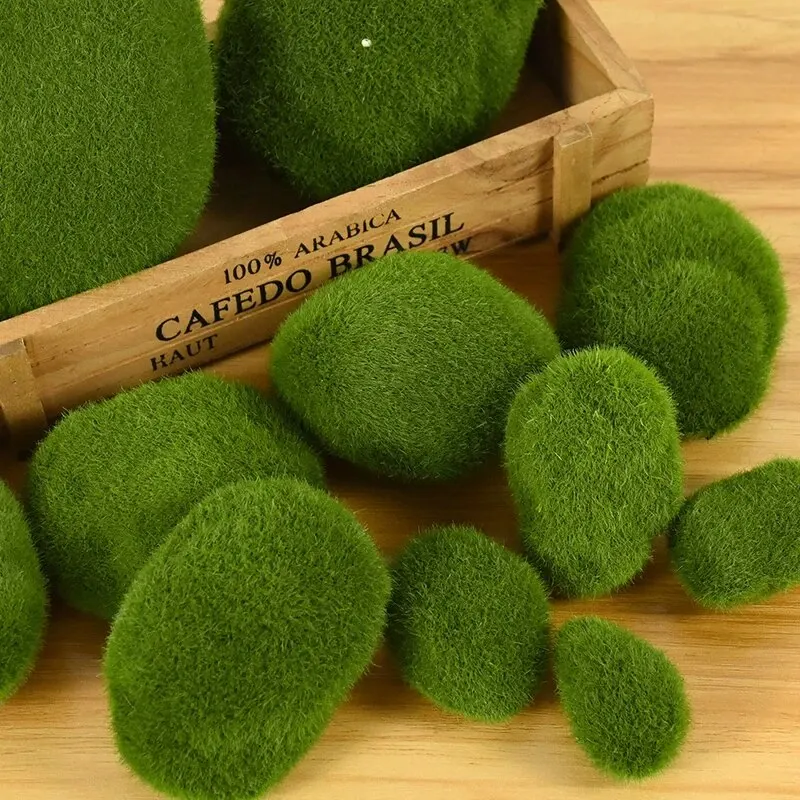 10Pcs Simulation Moss Stone Ar - Terrarium Moss Art 评论和价格