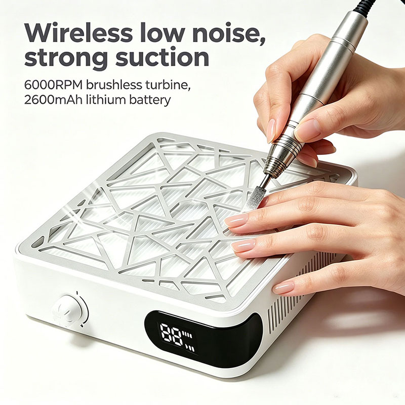 Rechargeable Nail Dust Collect - Vacuum Chamber Small 评论和价格
