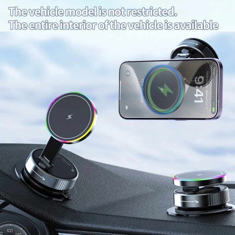 15W Wireless Car Charger Phone - Vacuum Chamber Small 评论和价格