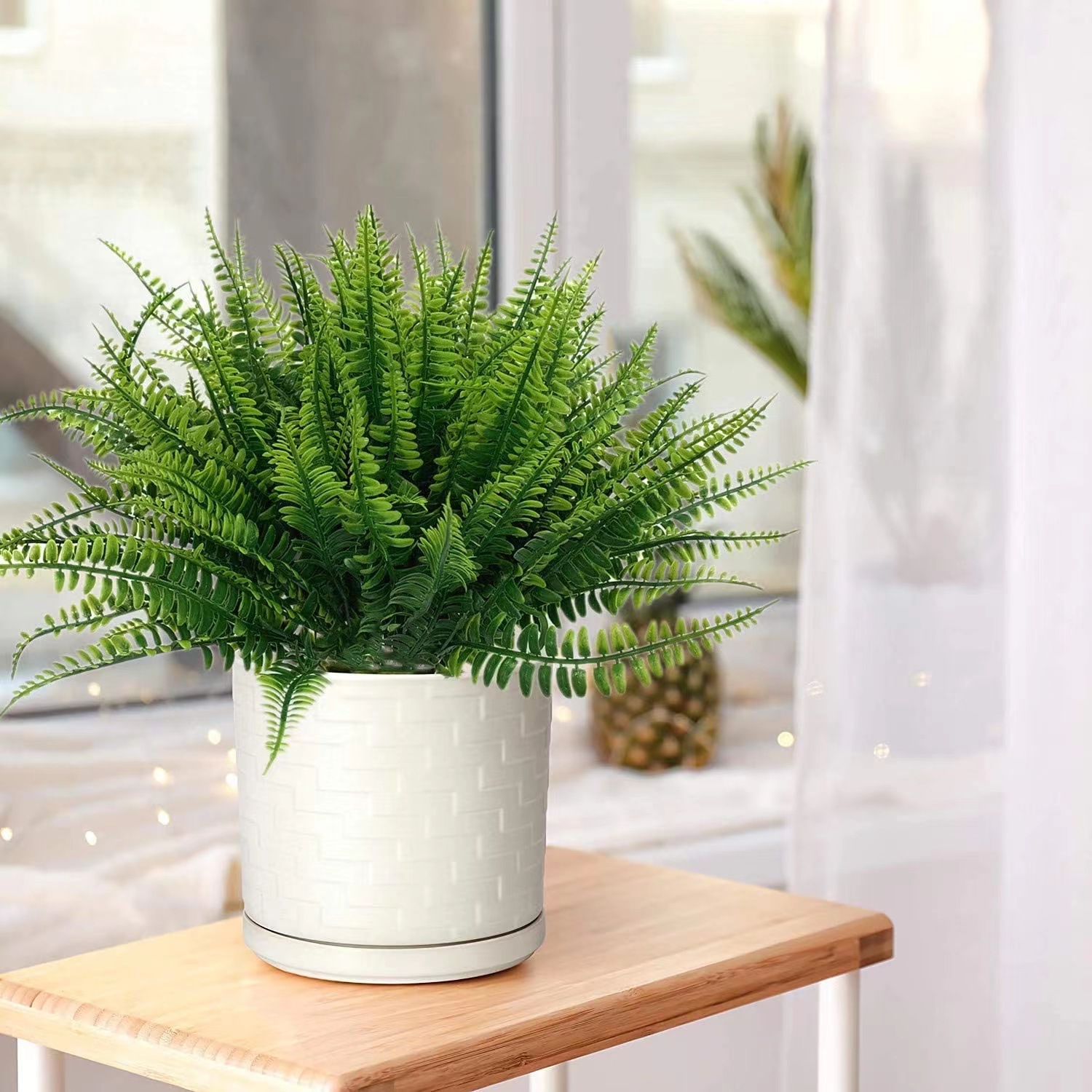 Artificial Persian Ferns Flowe - Terrarium Moss Art 评论和价格