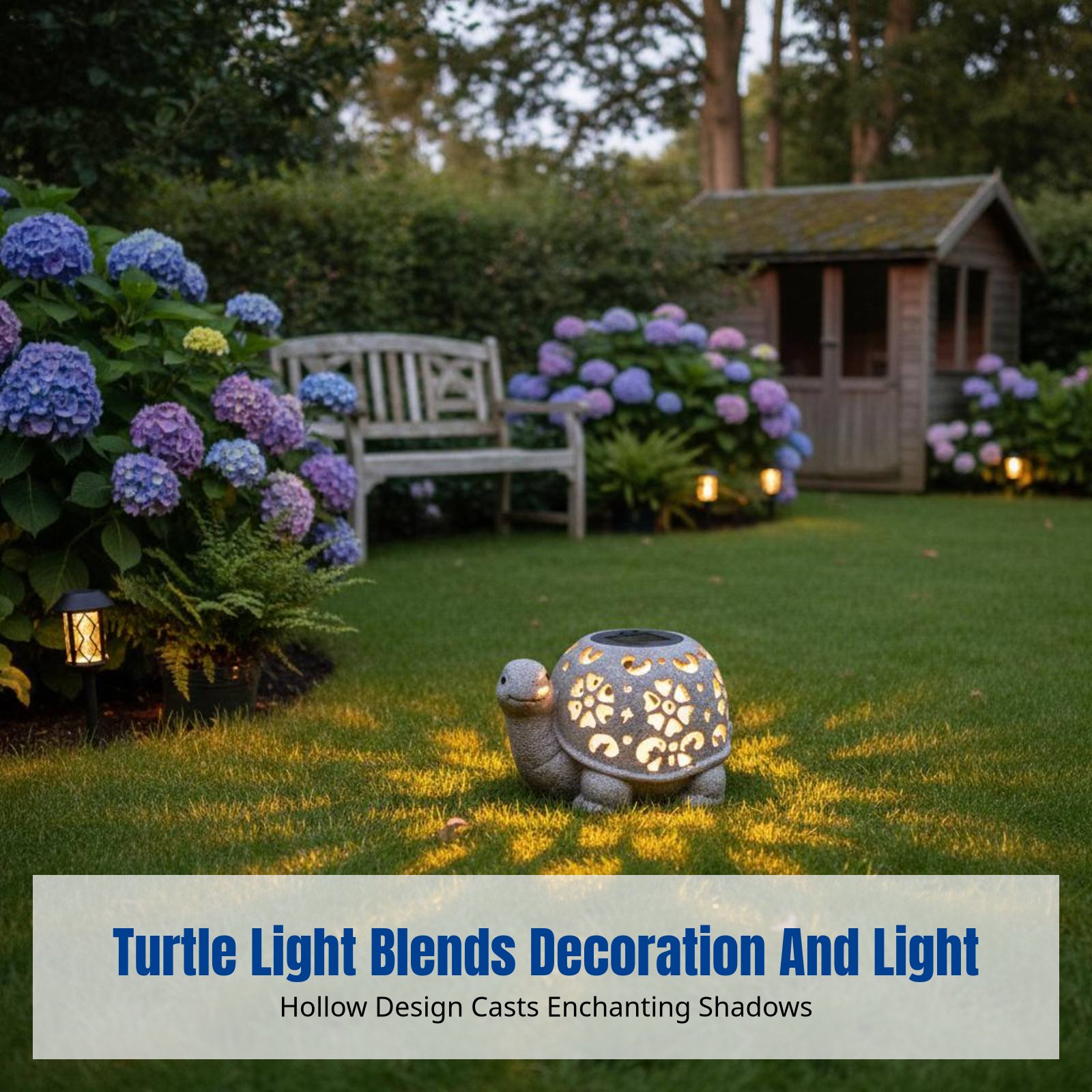 Garden Decor, Solar Hollow Tur - Crafting Resin 评论和价格