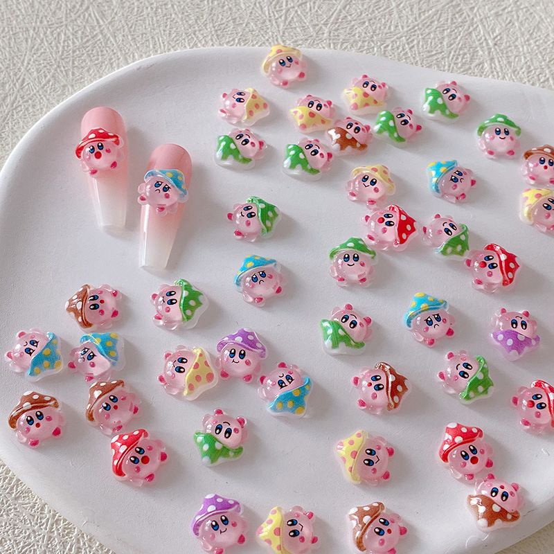 2/10/20pcs Kirby Nail Charms 3 - Crafting Resin 评论和价格