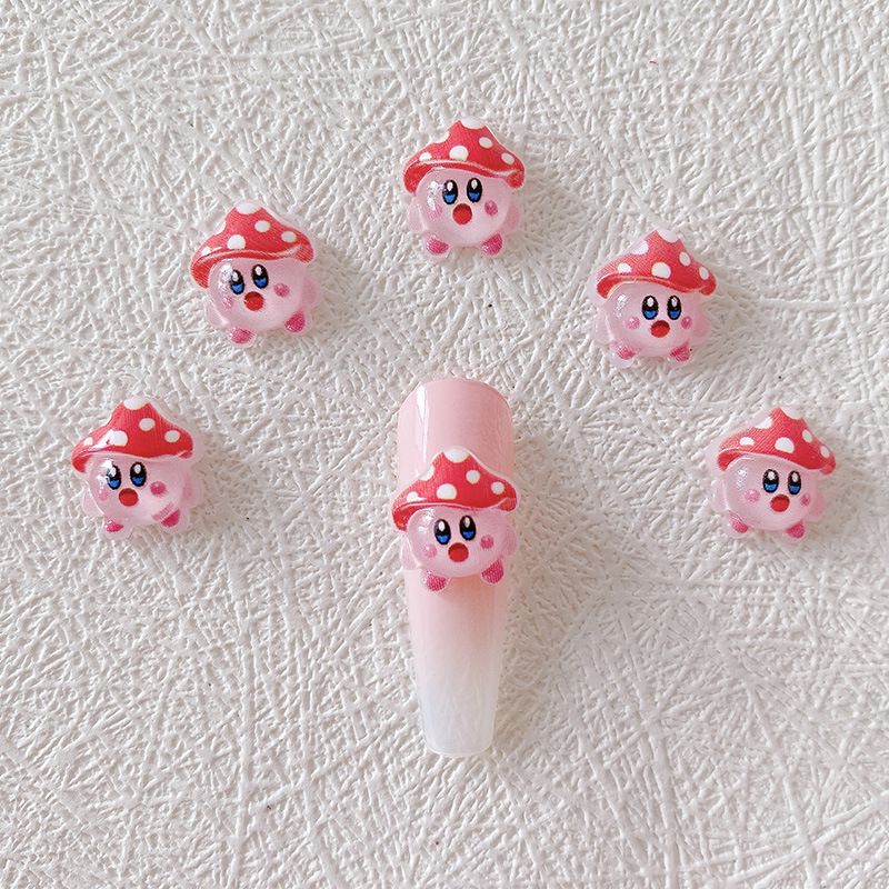 2/10/20pcs Kirby Nail Charms 3 - Crafting Resin 评论和价格