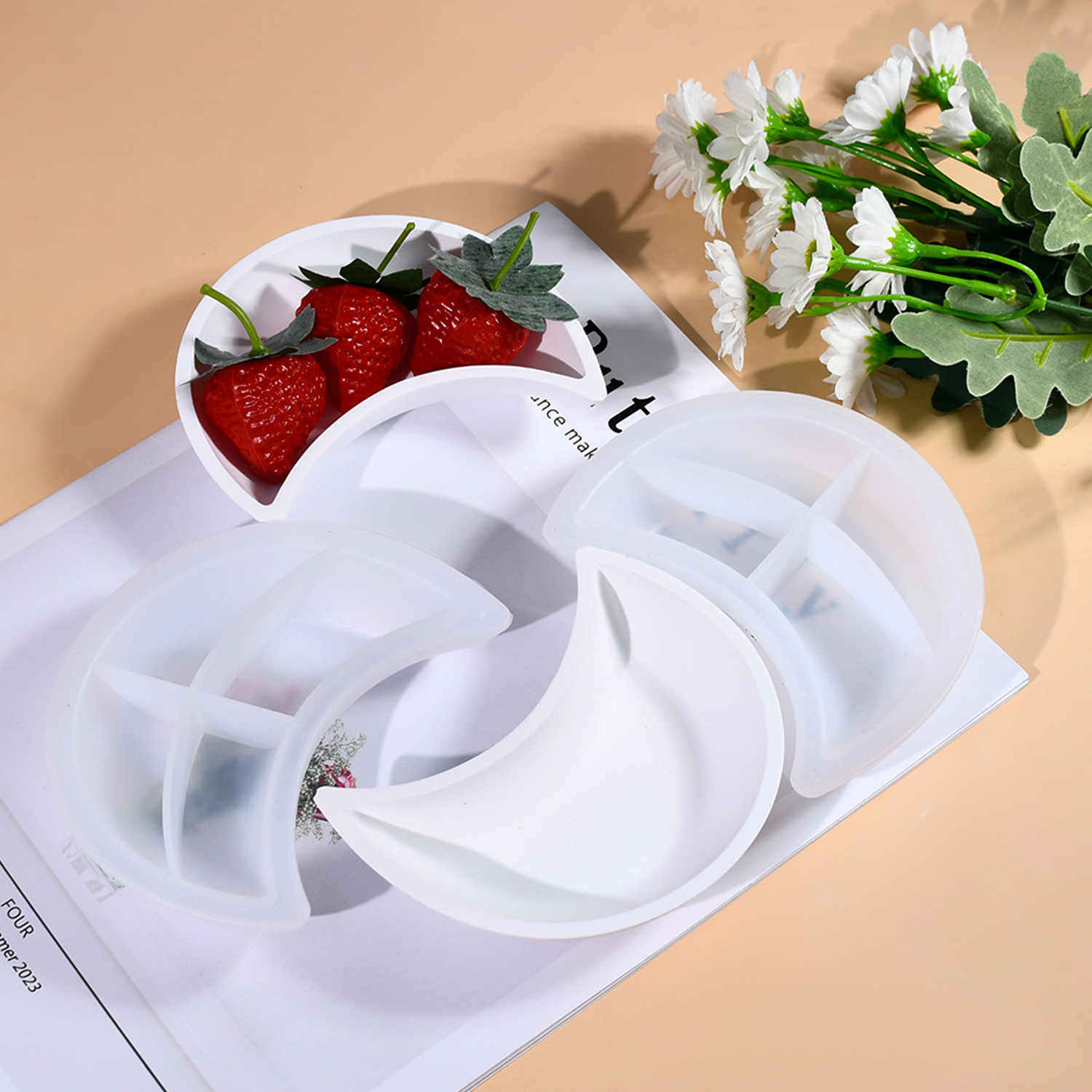 DIY epoxy resin mold creative  - Silicone Mold Tray 评论和价格