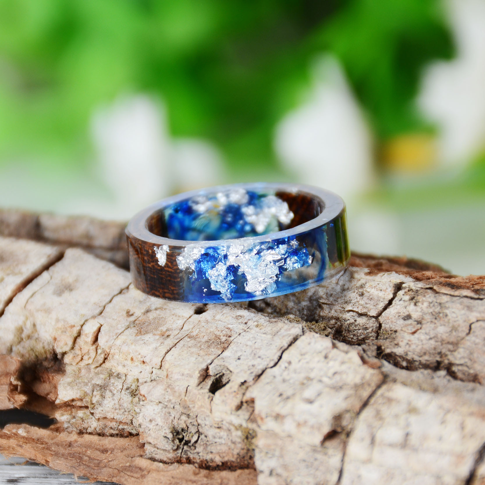 Creative Wooden Resin Ring for - Dried Flower Bulk 评论和价格