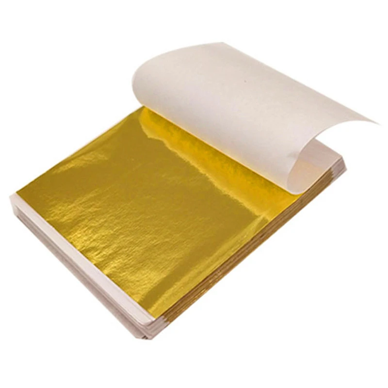 100Pcs 9Cm Individually Packag - Gold Foil Flakes 评论和价格