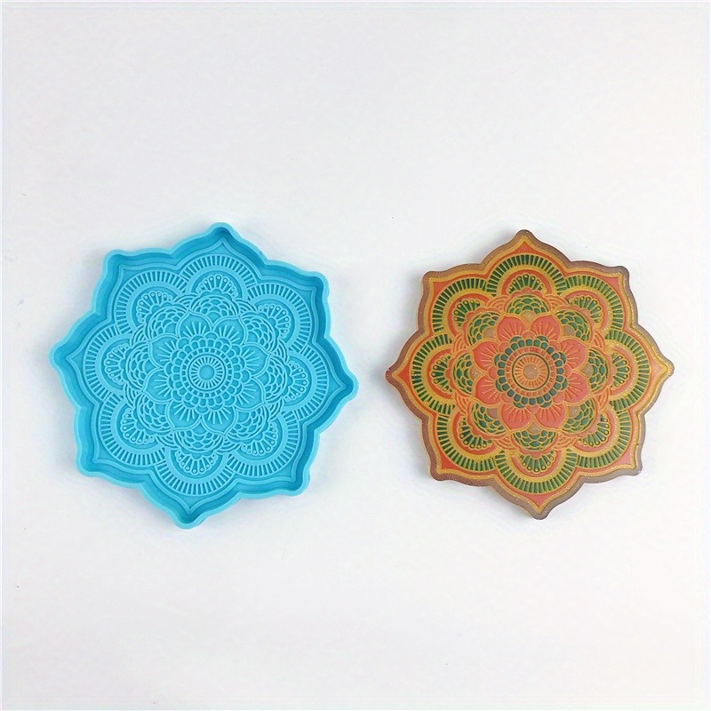 Mandala Coaster Silicone Mold  - Silicone Mold Tray 评论和价格