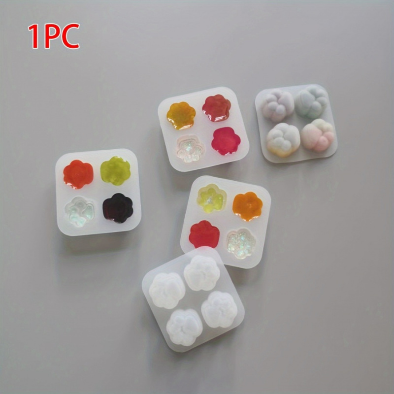 1Cat Paw Pattern Silicone Mold - Resin Craft Ideas 评论和价格