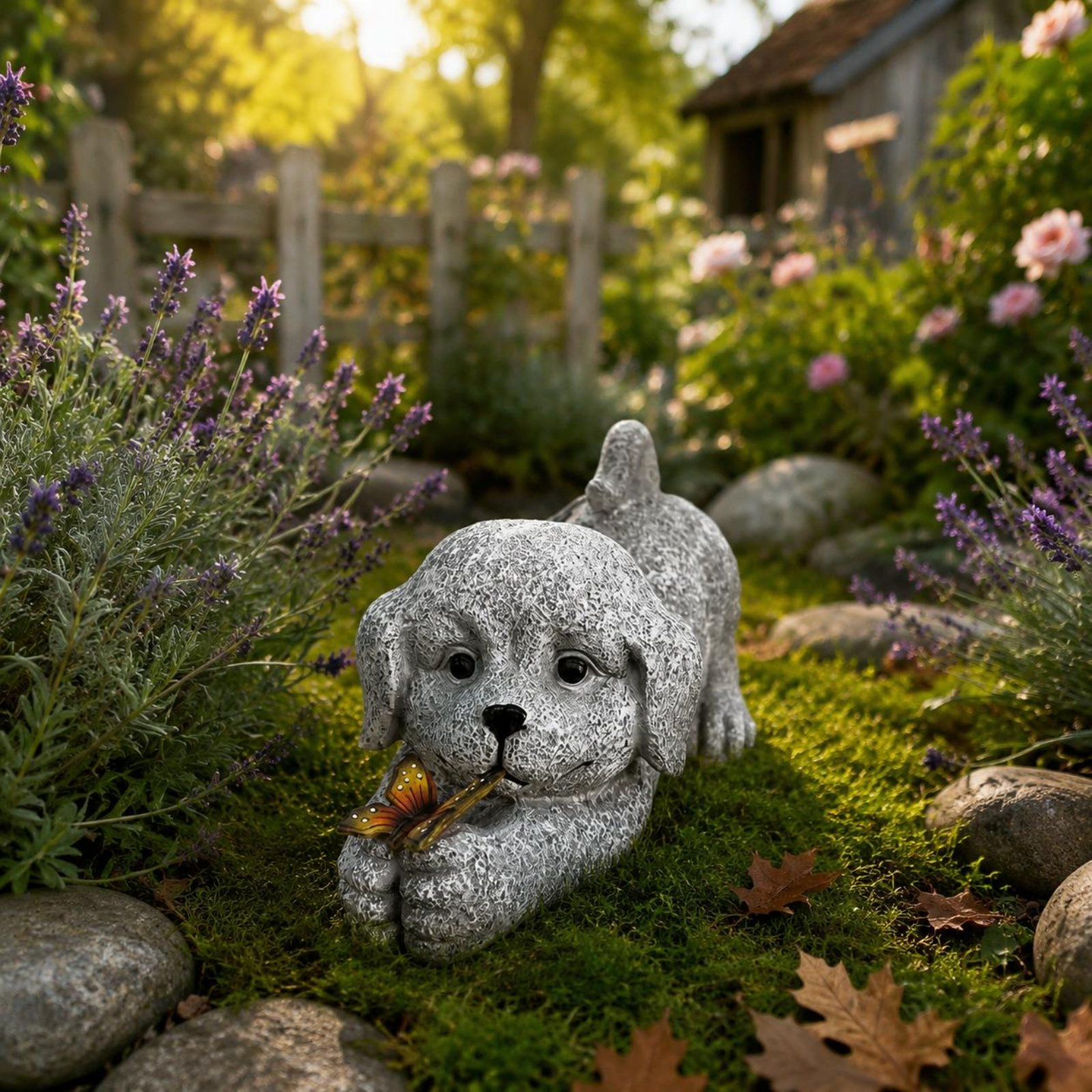 Solar Dog Statue Resin Craft S - Crafting Resin 评论和价格