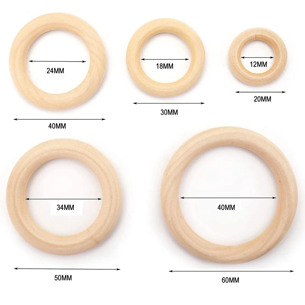 Wooden Rings Wooden Hoops for  - Wood Ring Blank 评论和价格
